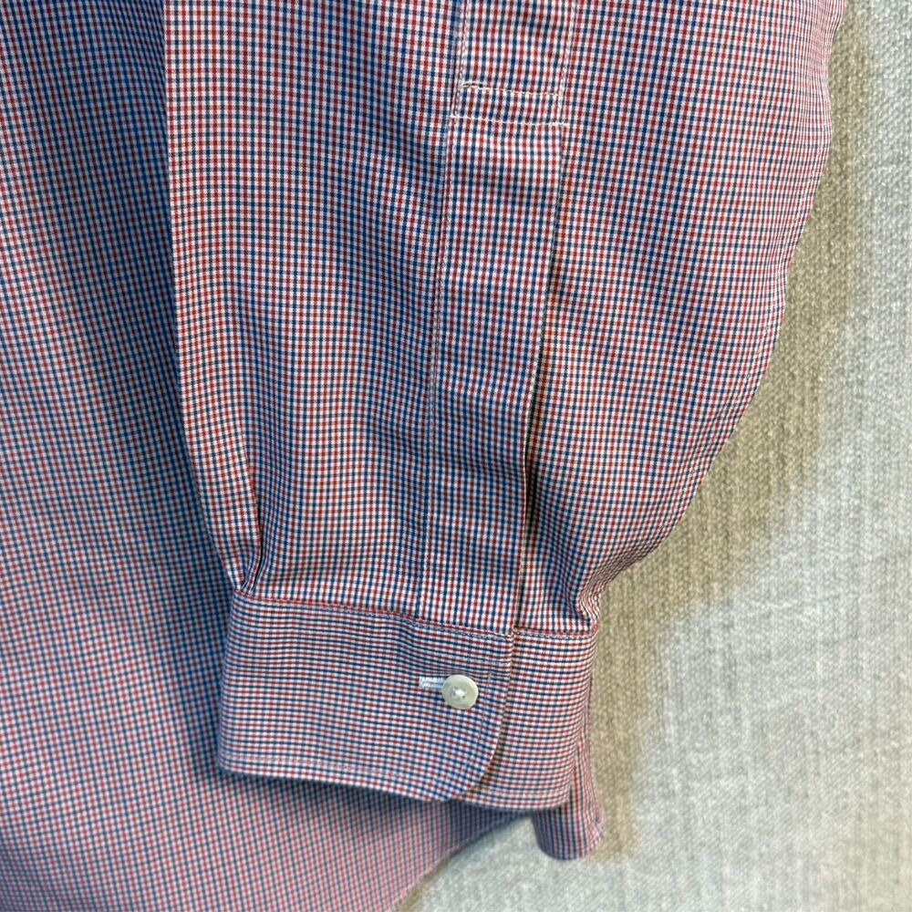 Brooks Brothers Madison Button Up Long Sleeve Supima Non Iron Mens 15-33 Checkrd - Picture 4 of 9